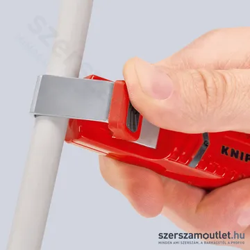 KNIPEX Kábel csupaszító (blankoló) kés, kampós pengével 165mm (16 20 165 SB)