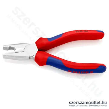 KNIPEX Kombinált fogó (egyetemes fogó) 160mm (03 05 160)