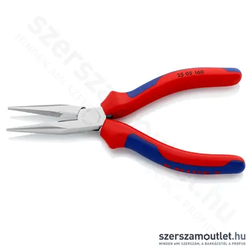 KNIPEX Telefon (rádió) fogó egyenes 160mm (25 05 160)