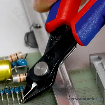KNIPEX E-Super-Knips Műszerész oldalcsípő fogó 125mm barnított (78 61 125)