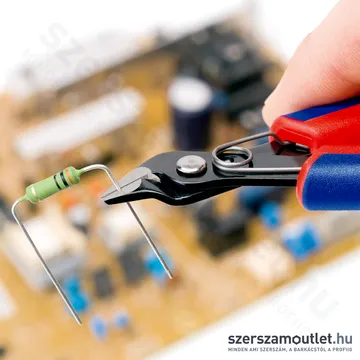 KNIPEX E-Super-Knips Műszerész oldalcsípő fogó 125mm barnított (78 61 125)