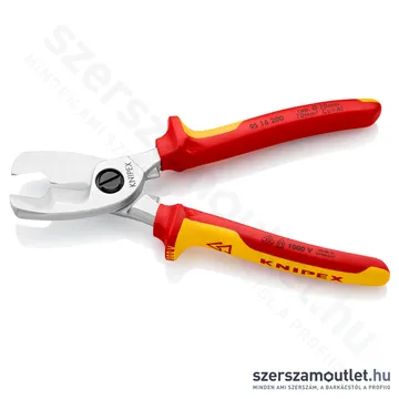 KNIPEX SZIGETELT Kábelvágó fogó 200mm (95 16 200)