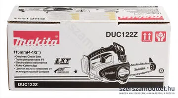 MAKITA DUC122Z Akkus láncfűrész 11,5cm (18V) (Akku és töltő nélkül!)