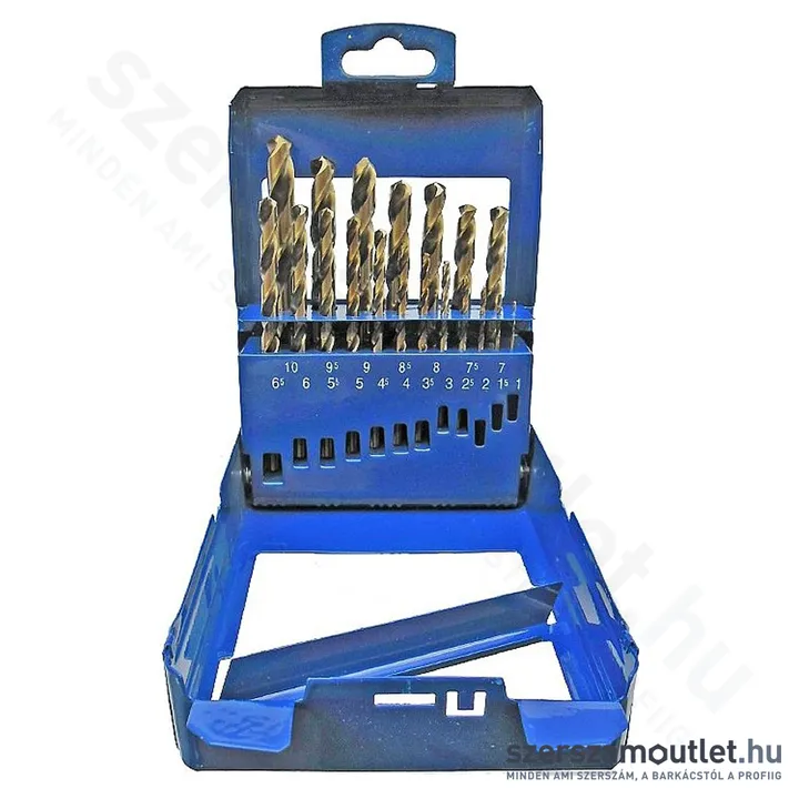 MAKITA HSS-Co 5% fémfúrószár készlet 1-10mm 19db-os (P-61818)
