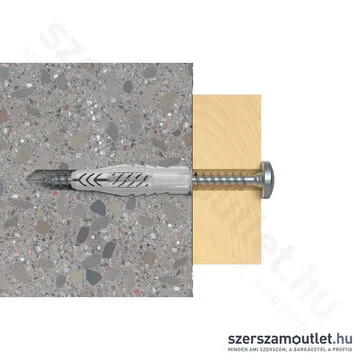 FISCHER UX R Univerzális műanyag dübel peremmel 6x35mm [100db/doboz] (62756)