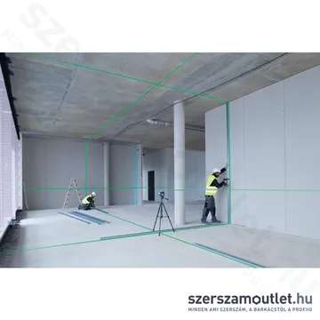 BOSCH GLL 3-80 CG Akkus vonallézer ZÖLD, L-Boxxban (3x360°) (1x2,0Ah/12V) (0601063T00)