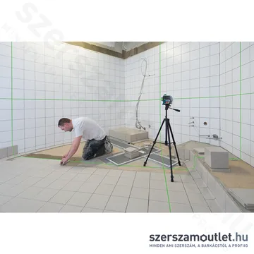 BOSCH GLL 3-80 CG Akkus vonallézer ZÖLD, L-Boxxban (3x360°) (1x2,0Ah/12V) (0601063T00)