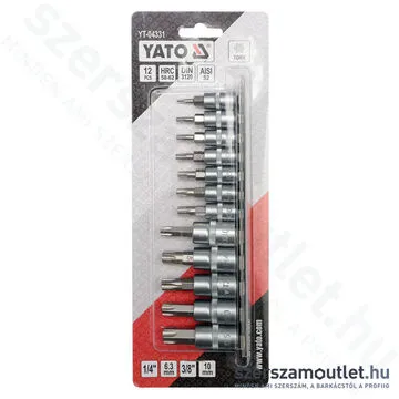 YATO Torx-dugókulcs készlet 12 részes, 1/4
