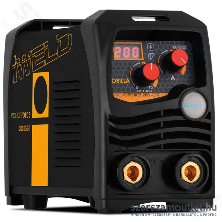 IWELD GORILLA POCKETFORCE 200 Hegesztő inverter (20-200A)