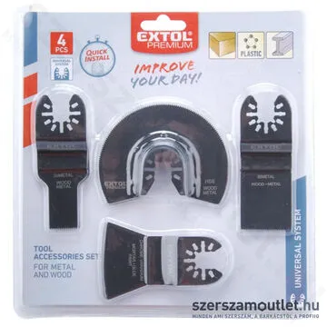 EXTOL Multi fej készlet 4 részes