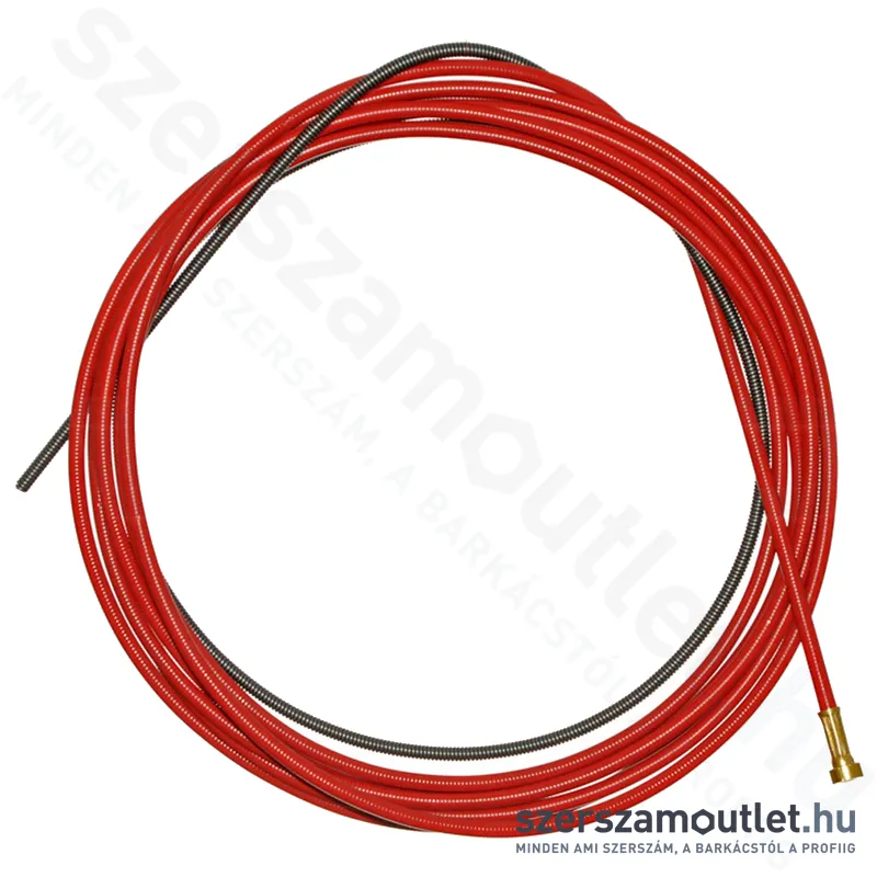 IWELD Huzalvezető spirál szigetelt 5m piros (1,0-1,2mm) (800CL10125)
