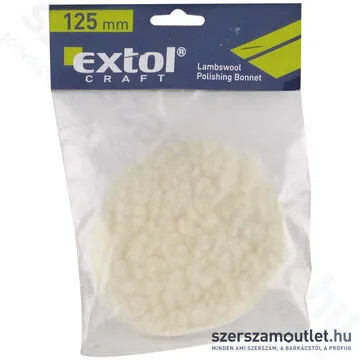 EXTOL Polír korong, fehér 125mm, 8894202-hez