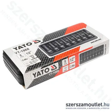 YATO Gépi dugókulcs készlet 8 részes, 1/2