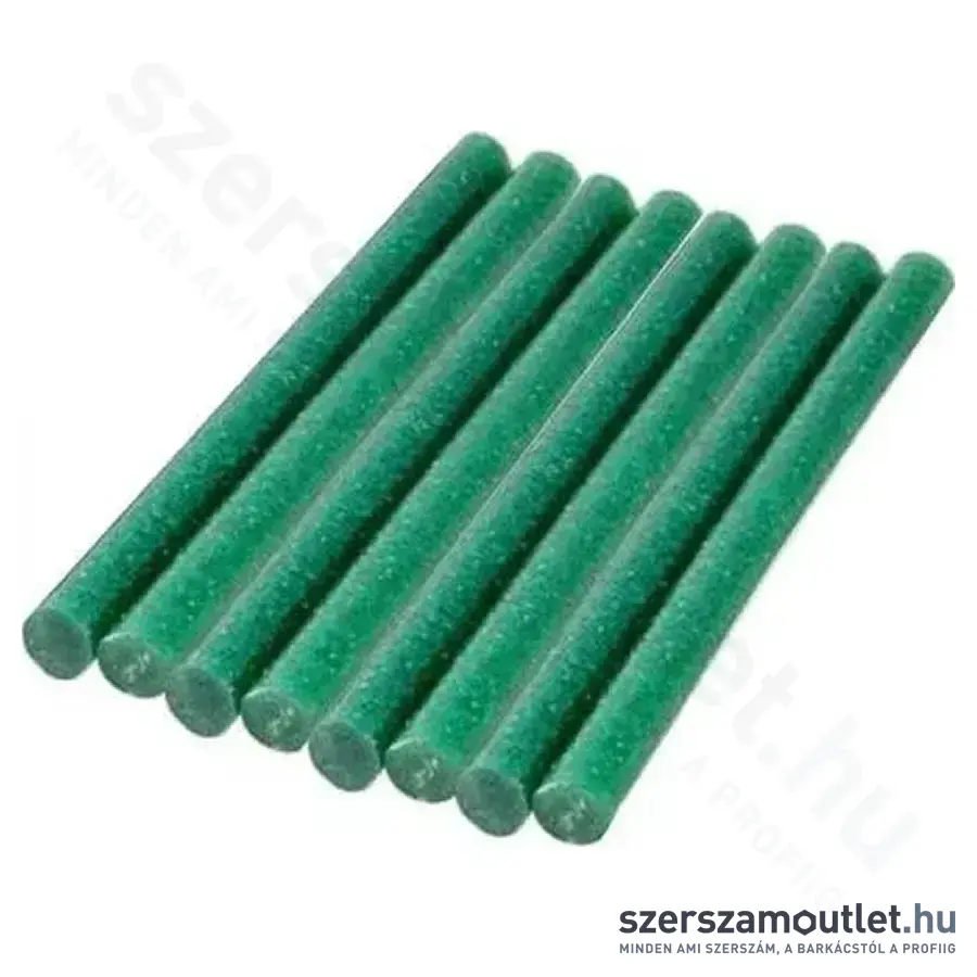 DEDRA Ragasztópatron zöld csillám (8x100mm) 8db (DED7576)
