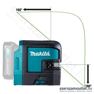 MAKITA SK105GDZ Akkus zöld keresztvonalas lézer CXT Li-ion 12V Max (Akku és töltő nélkül)