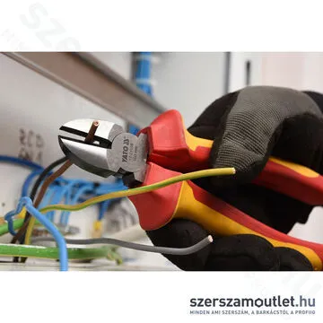 YATO Oldalcsípő fogó 1000 V-ig szigetelt 160mm (YT-21158)