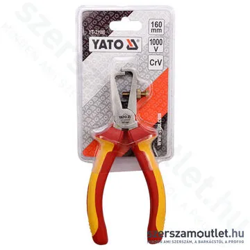 YATO Blankoló fogó 160mm 1000V-ig szigetelt (YT-21160)