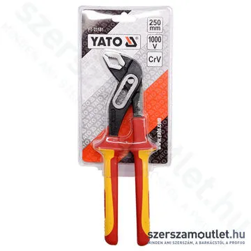 YATO Vízpumpa fogó 1000V-ig szigetelt 250mm (YT-21161)