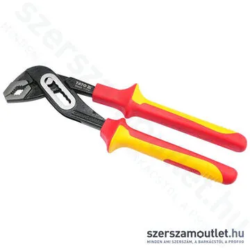 YATO Vízpumpa fogó 1000V-ig szigetelt 250mm (YT-21161)