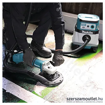 MAKITA DGA901ZKU2 Akkus szénkefementes sarokcsiszoló 230mm (2x18V) (Akku és töltő nélkül!)