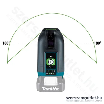 MAKITA SK106GDZ Akkus Zöld Pont és keresztvonalas lézer CXT Li-ion 12V Max (Akku és töltő nélkül!)