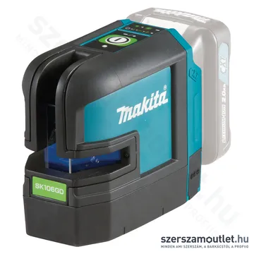 MAKITA SK106GDZ Akkus Zöld Pont és keresztvonalas lézer CXT Li-ion 12V Max (Akku és töltő nélkül!)