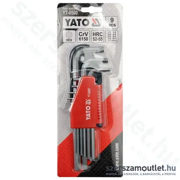 YATO Imbuszkulcs készlet 9 részes (1,5-10mm) (YT-0500)