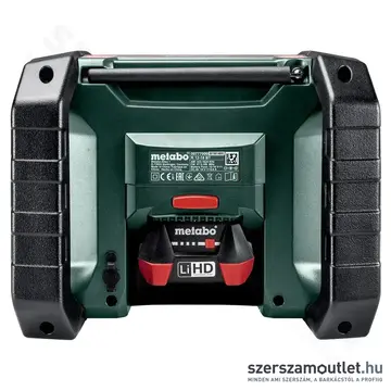 METABO R 12-18 DAB+ BT Akkus rádió + hálózati adapter (Akku és töltő nélkül)