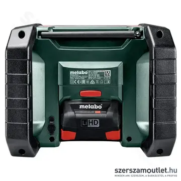 METABO R 12-18 DAB+ BT Akkus rádió + hálózati adapter (Akku és töltő nélkül)