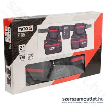 YATO Szög és szerszámtartó öv 21 zsebes (YT-7400)