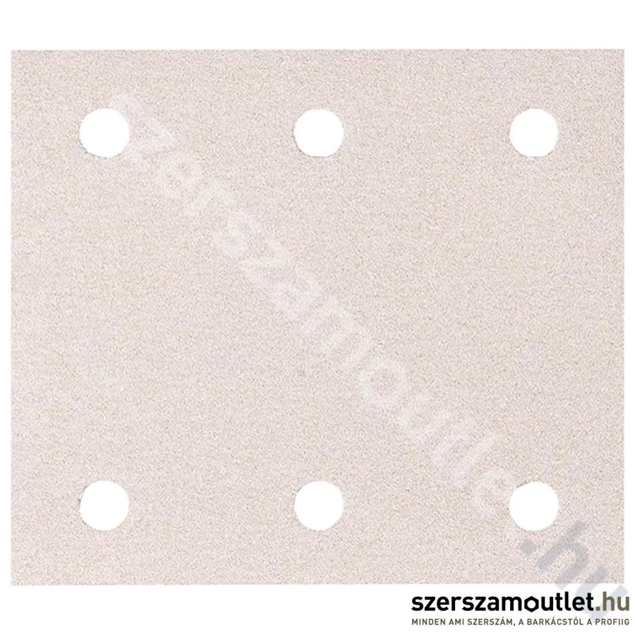 MAKITA Tépőzáras fehér csiszolópapír 114x102mm K80 (10db)