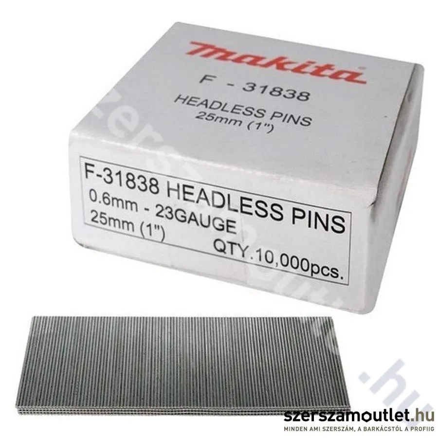 MAKITA Tűszeg galvanizált 0,6x18mm 23GA (10000db)