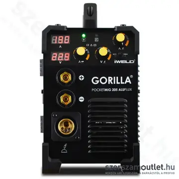 IWELD GORILLA POCKETMIG 205 ALUFLUX Hegesztő inverter (50-190A)