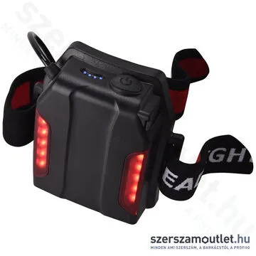 EXTOL LED fejlámpa 3 funkcióval 400lm