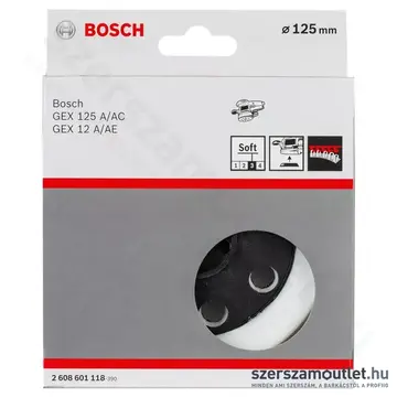 BOSCH Csiszolótalp GEX 125A/AC/12A/AE-hez, puha 125mm