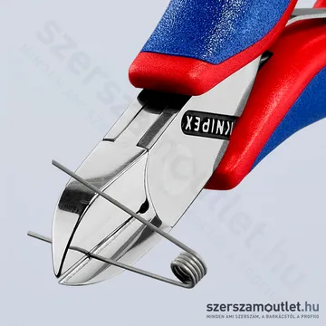 KNIPEX Műszerész oldalcsípőfogó polírozott 115mm (77 02 115)