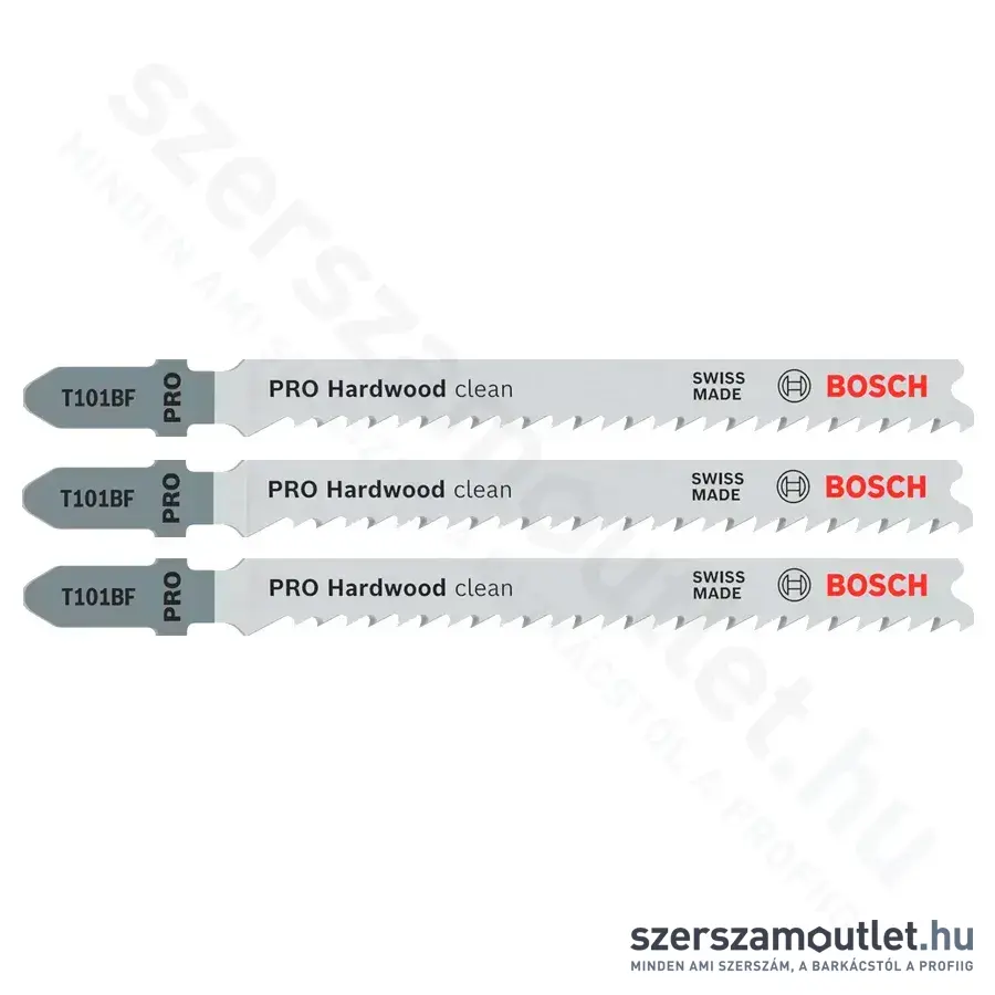 BOSCH T 101 BF Clean for Hard Wood szúrófűrészlap [3db/csomag] (2608636226)