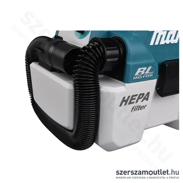 MAKITA DVC750LZ Akkus Száraz-Nedves porszívó BL motoros, HEPA (18V) (Akku és töltő nélkül!)