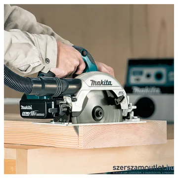 MAKITA DHS660RTJ Akkus szénkefementes körfűrész 165mm (2x5,0Ah/18V)