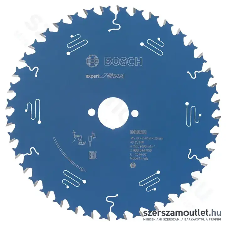 BOSCH Expert for Wood körfűrészlap 210x2,4/1,6x30mm T40 (2608644056)