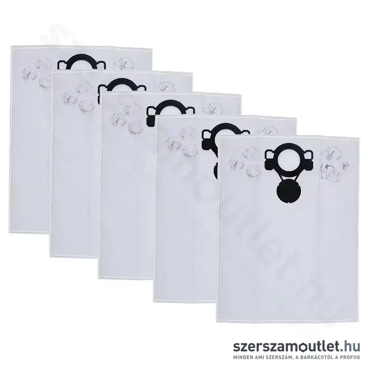 BOSCH Filc szűrőzsák GAS 20 L SFC, GAS 15 (5db) (2605411229)