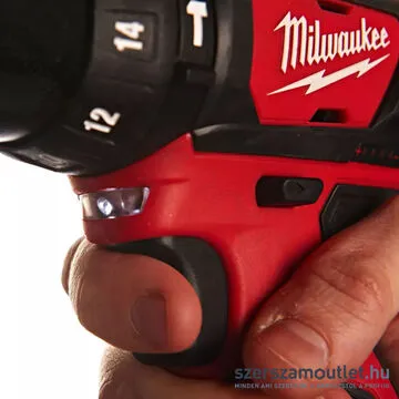 MILWAUKEE M12 BPD-202C Akkus ütvefúró-csavarozó kofferben (30Nm/2x2,0Ah/12V) (4933441940)