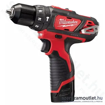 MILWAUKEE M12 BPD-202C Akkus ütvefúró-csavarozó kofferben (30Nm/2x2,0Ah/12V) (4933441940)