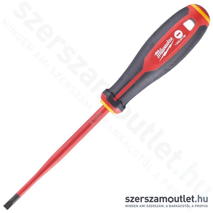 MILWAUKEE VDE szigetelt csavarhúzó lapos SL 1,0x5,5x125mm (4932464038)