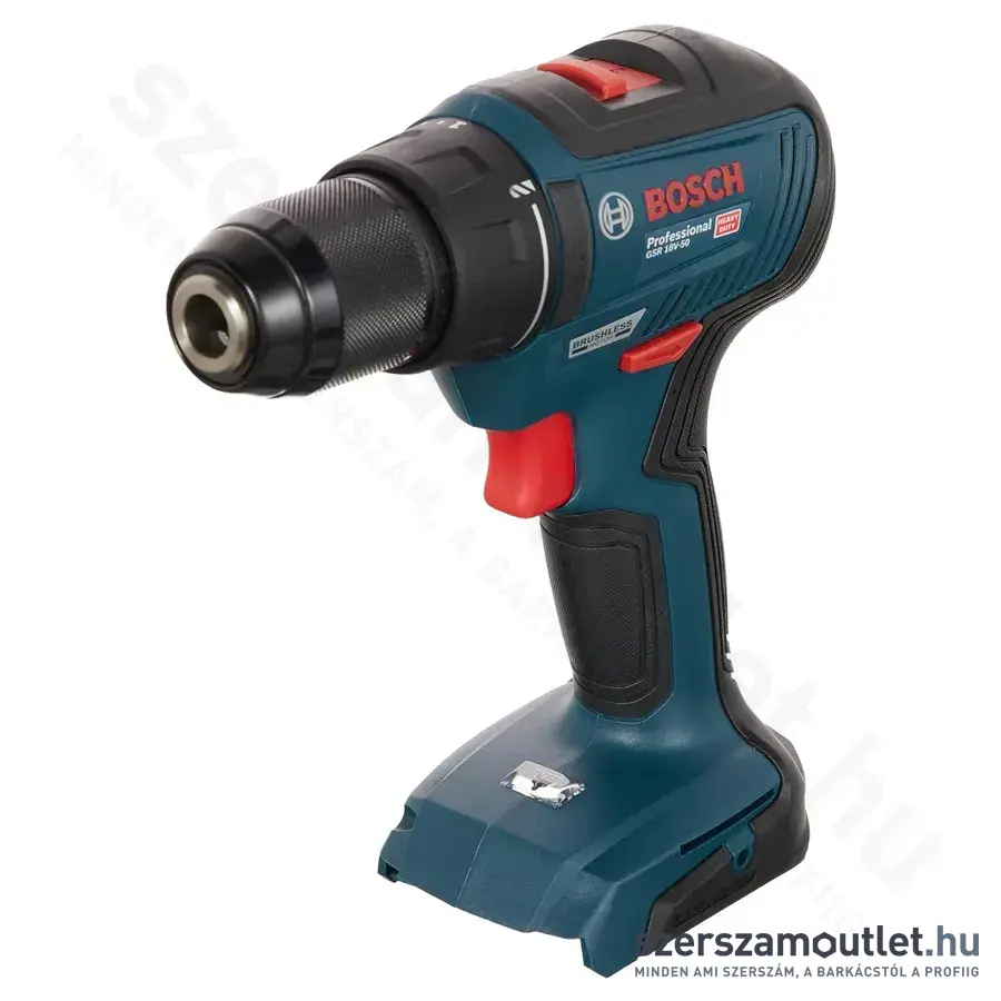 BOSCH GSR 18V-50 Akkus fúró-csavarbehajtó szénkefementes 18V (Akku és töltő nélkül!) (06019H5006)