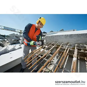 BOSCH GWS 18V-10 Akkus sarokcsiszoló szénkefementes, 125mm L-Boxxban (2x5,0Ah/18V) (06019J4004)