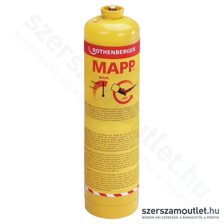 ROTHENBERGER MAPP gázpalack nagynyomású 788ml