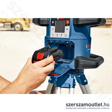 BOSCH GRL 600 CHV Akkus forgólézer + vevő +távvezérlő +állvány +léc +koffer (PIROS) (06159940P5)