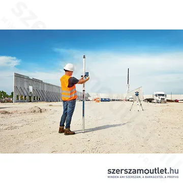 BOSCH GRL 600 CHV Akkus forgólézer + vevő +távvezérlő +állvány +léc +koffer (PIROS) (06159940P5)