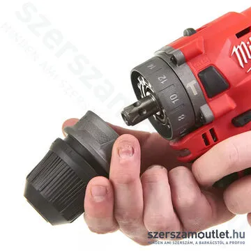 MILWAUKEE M12 FPDXKIT-202X Akkus szénkefementes ütvefúró-csavarozó HD kofferben (2x2,0Ah/12V)